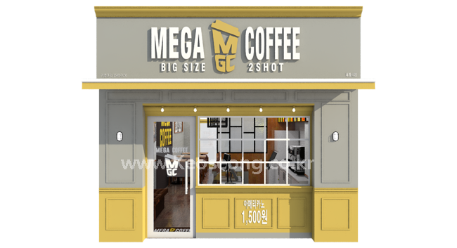 [투시도] MEGA COFFEE 세종점 6